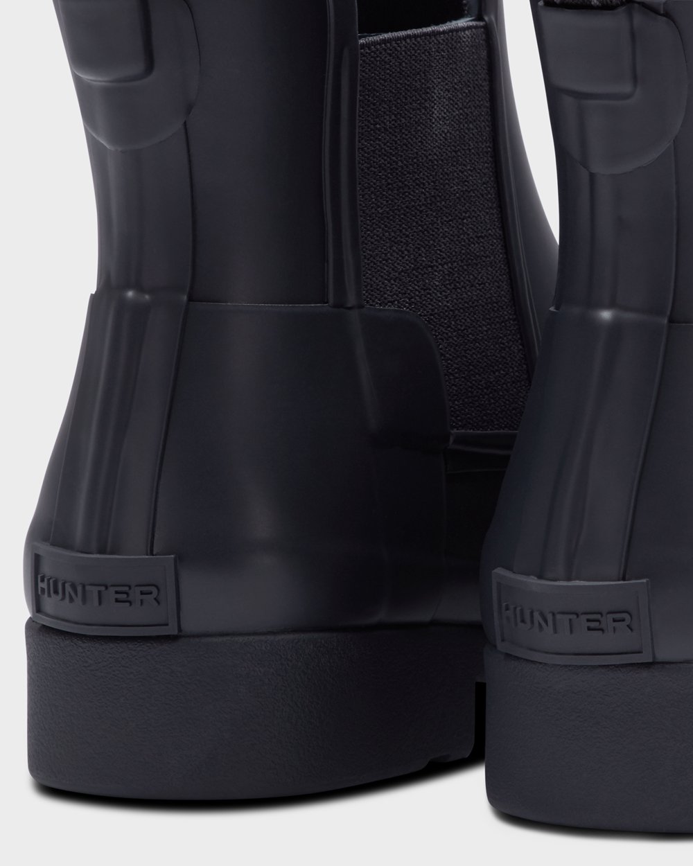 Women Hunter Refined Slim Fit | Chelsea Boots Navy | NZ-49351-DPBA